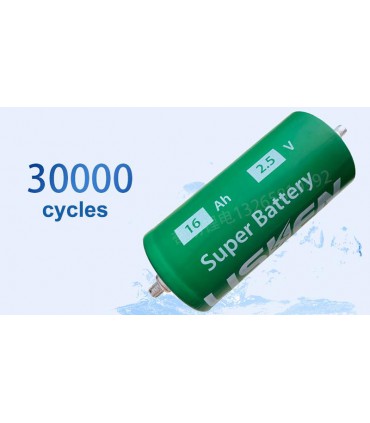 Аккумулятор литий титанат Lishen LTO UUR60144TA 2.5V 0.2mR 18Ah (17191)