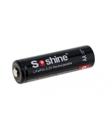 Аккумулятор LiFePO4 Soshine 14500 AA пальчиковый 3.2V 700mAh (14560)