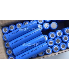 Аккумулятор литиевый LiIon 10440 3.7V технический AAA 350mAh (18828)
