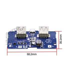 Плата для сборки Powerbank USB 5V 2A (18232)