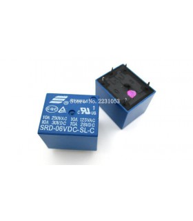 Реле электромагнитное SRD-06VDC-SL-C Arduino PIC AVR (12735)