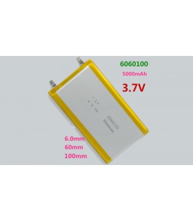 Аккумулятор Li-Ion 3.7V 6060100 5000mAh 6*60*100mm (15541)
