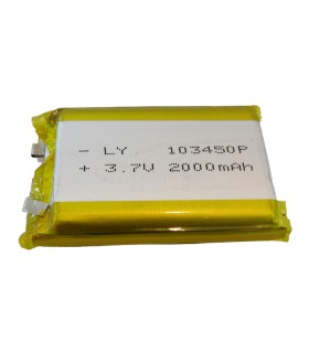 Аккумулятор Li-Ion 3.7V 103450 2000mAh GPS 10*34*50mm (15542)
