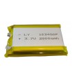 Аккумулятор Li-Ion 3.7V 103450 2000mAh GPS 10*34*50mm (15542)
