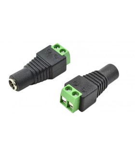 Вход клеммник разъем DC 5.5x2.1 out 12V (11405)
