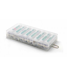 Бокс для хранения аккумуляторов 8*14500 AA коробка кейс Soshine (14567)