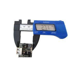 Плата Power Bank LCD 2*USB 5V 2A micro 64*27мм (18573)