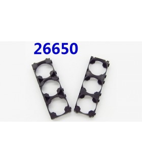 Холдер для пайки держатель для аккумуляторов 3*26650 2шт (12863)