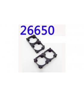Холдер для пайки держатель для аккумуляторов 2*26650 2шт (12862)