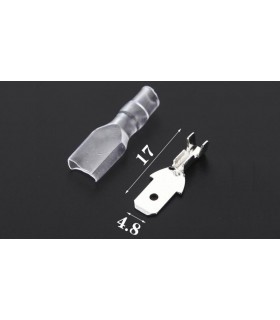 Клемма ножевая изолированная папа 4.8мм (14311)