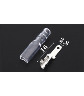 Клемма ножевая изолированная папа 2.8мм (14309)