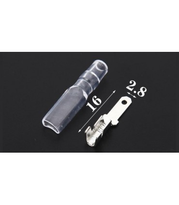 Клемма ножевая изолированная папа 2.8мм (14309)