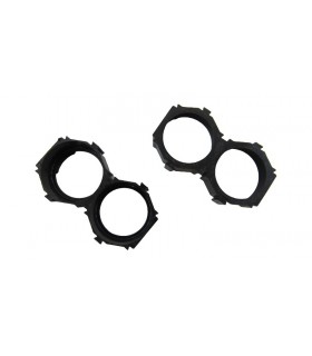 Холдер для аккумуляторов смещенный 2S 18650 2шт (18208)