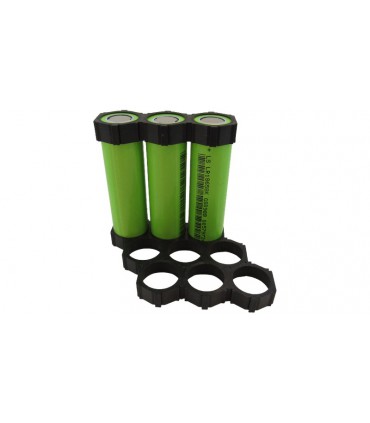 Холдер для аккумуляторов смещенный 2S 18650 2шт (18208)