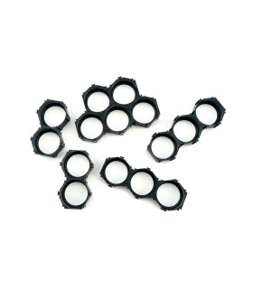 Холдер для аккумуляторов смещенный 2S 18650 2шт (18208)