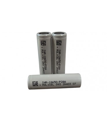Аккумулятор для квадрокоптеров дронов 18650 Molicel INR18650-P28A 2800mAh 35А (19272)