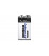 Крона перезаряжаема от micro usb Doublepow Li-Ion 9V 650mAh (17291)
