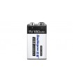Крона перезаряжаема от micro usb Doublepow Li-Ion 9V 650mAh (17291)