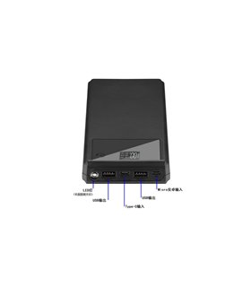 Корпус Power Bank LCD 10*18650 2*USB 5V 3.7A (18808)