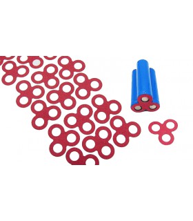 Бумажная изоляция на плюс трех аккумуляторов Li-Ion 18650 3шт (14472)