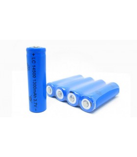 Аккумулятор пальчиковый AA LiIon 3.7V 1300mAh 14500 (11782)
