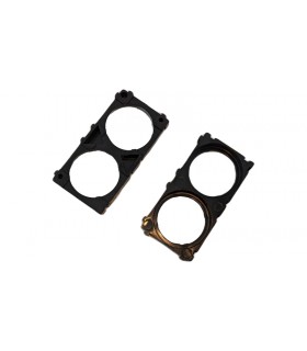 Холдер прямой двойной для сборки в батарею элемент 33140 2шт (19209)