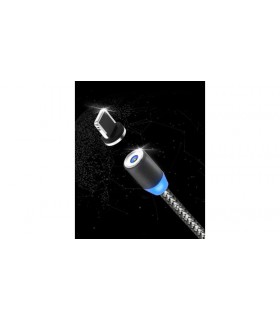 Кабель магнитный для зарядки смартфона micro USB data (16214)