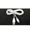 Кабель зарядки телефона планшета силиконовый VPB USB to micro Fast (15627)
