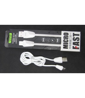 Кабель зарядки телефона планшета силиконовый VPB USB to micro Fast (15627)