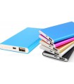 Powerbank slim павербанк тонкий Mi голубой 5V 1A 4000mAh (15698)