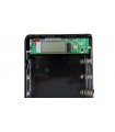 Корпус Power Bank c дисплеем LCD 8*18650 5V 2.8A 2*USB черный (18806) Корпус Power Bank c дисплеем LCD 8*18650 5V 2.8A 2*USB черный (18806)