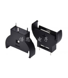 Вертикальный держатель батарейки таблетки 2032 3pin (19036)