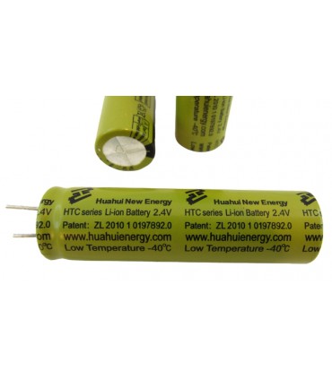 Аккумулятор Huahui LTO HTC 18650 с контактами 2.4V 1300mAh (17918)