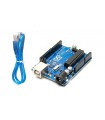 Отладочная плата контроллер Arduino Uno R3 ATmega328 USB кабель (12510)