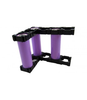 Модульный крепеж холдер держатель конструктор на три аккумуляторы 21700 пара (17407)