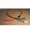 Кабель двигателя электровелосипеда 1200W 3*4+5*0.3мм 1м (17492)