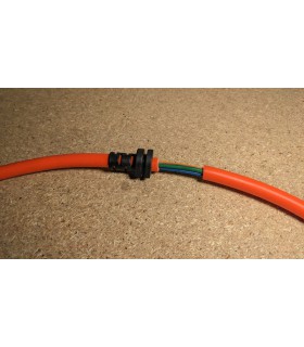 Кабель двигателя электровелосипеда 1200W 3*4+5*0.3мм 1м (17492)