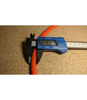 Кабель двигателя электровелосипеда 1200W 3*4+5*0.3мм 1м (17492)