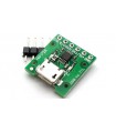 Конвертер USB-TTL CH340E 3.3V 5V USB UART RS232 TTL (17545)