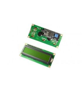 Дисплей 1602 5V зеленый экран с интерфейсной шиной IIC I2C (17648)