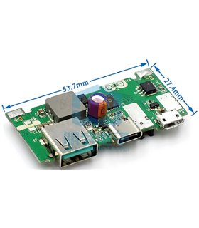 Плата для Power Bank быстрая зарядка IP5328P 18W (18172)
