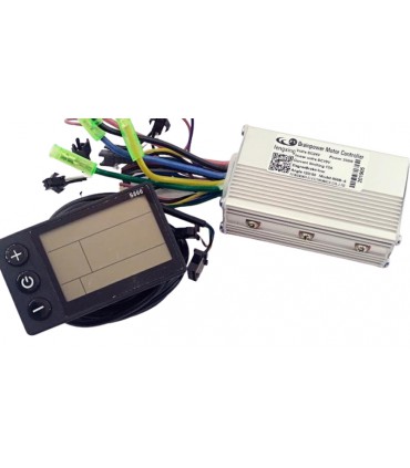 Контроллер электровелосипеда с дисплеем 350W 24V B24 866B-6 (16639)