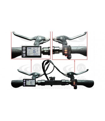 Контроллер электровелосипеда с дисплеем 350W 24V B24 866B-6 (16639)