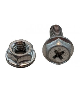 Болт с гайкой для крепления фары электровелосипеда 2 пары 20мм M6 (19465)