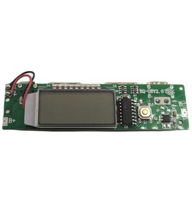 Плата Power Bank с дисплеем 5V 2*USB DIY (19410)