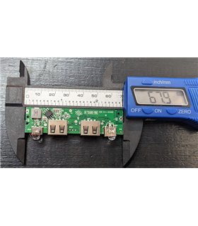 Плата Power Bank с дисплеем 5V 2*USB DIY (19410)