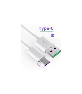 Кабель для зарядки телефона планшета удлиненный USB Type C 10mm (19297)