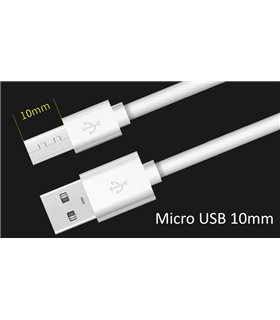 Кабель для зарядки телефона планшета удлиненный Micro USB 10mm (19298)