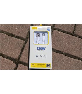 Кабель для зарядки телефона USB Type C 120W (19299)