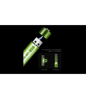 Аккумулятор заряд от usb Doublepow AA 14500 1.5V Li-Ion 1200mAh (17294)
